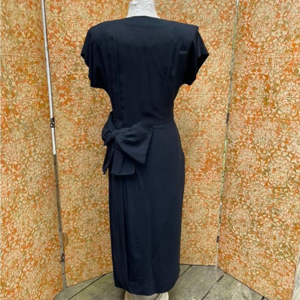 Vintage 1940s Rayon Dress - Picture 3 of 11